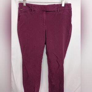 WHITE HOUSE BLACK MARKET Purple Ankle Jeans (#1,356)